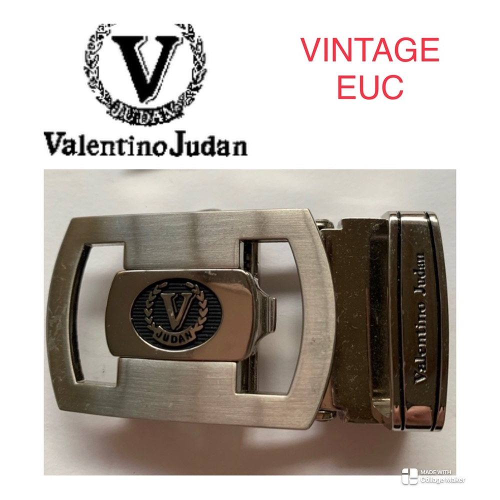 VINTAGE J Valentino metal - Buckle, EUC 1.5” x 1” approx